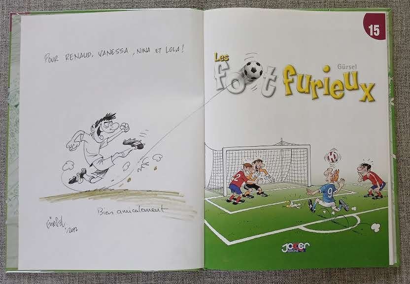 BD Les Foot furieux 15 Gürsel Dédicace EO Neuf, Livres, Une BD, Enlèvement ou Envoi, Neuf