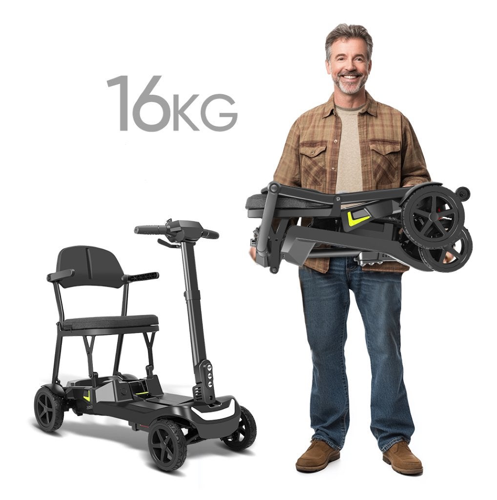 IVA 985s opvouwbare scootmobiel 16KG –Nieuw in doos + Alarm, Overige merken, 10 km/u of minder, Nieuw, Ophalen of Verzenden