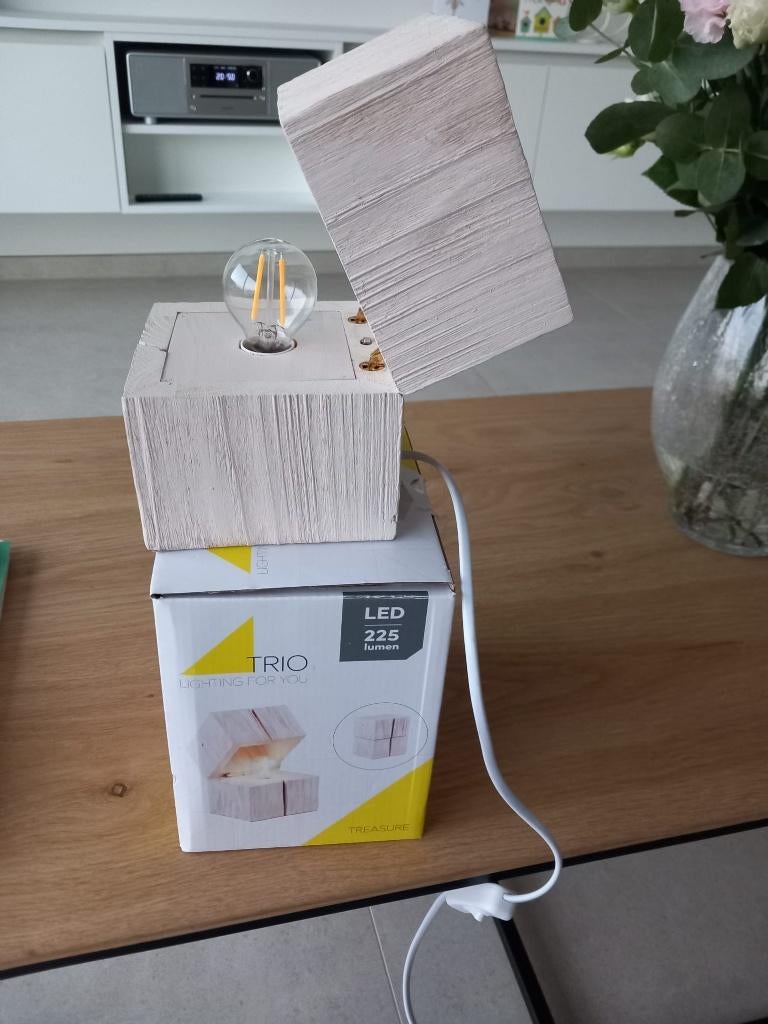 Nachtlampje, Huis en Inrichting, Ophalen of Verzenden, Nieuw, Hout