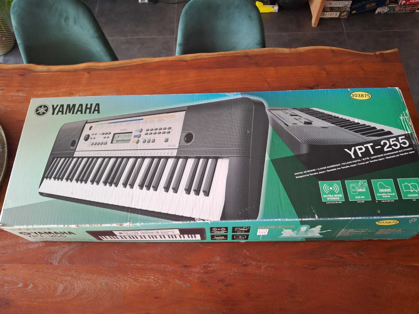 Yamaha keyboard YPT-255, Muziek en Instrumenten, Keyboards, Ophalen, Zo goed als nieuw, 61 toetsen, Yamaha