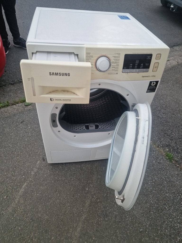 Sechoir condensation 8kg A+ samsung pompe chaleur, Electroménager, 6 à 8 kg, Classe énergétique A ou plus économe, 85 à 90 cm
