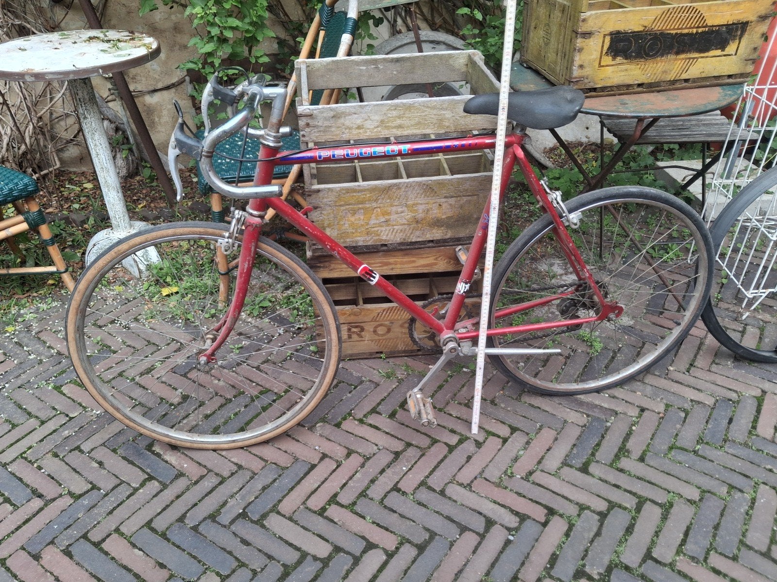 koersfiets, Ophalen