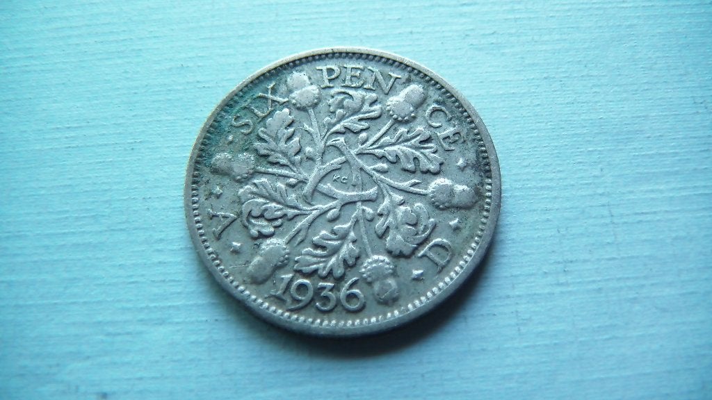 angleterre 6 pences 1936, Enlèvement