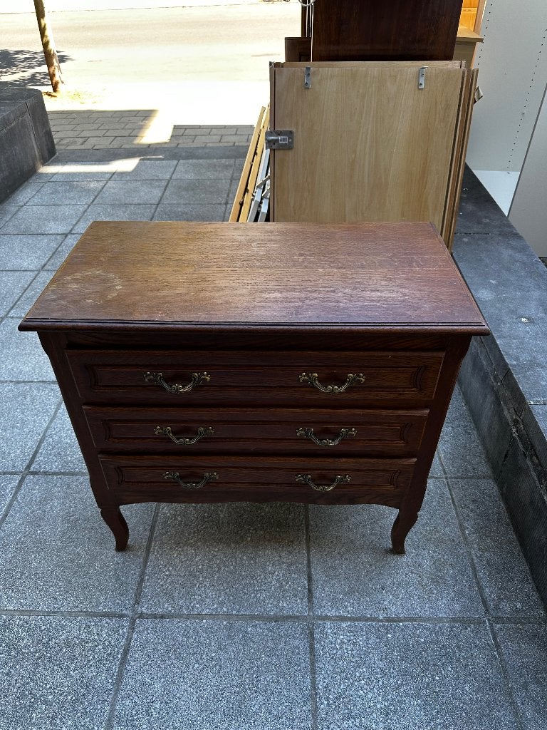 Houten dressoir om weg te geven, Ophalen, Gebruikt, 50 tot 100 cm, 3 of 4 laden