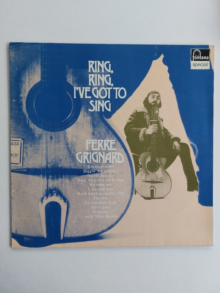 Ferre Grignard - Ring, Ring, I've Got To Sing, Cd's en Dvd's, LP, Ophalen of Verzenden, Zo goed als nieuw, Folk Rock