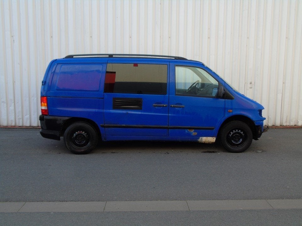 Mercedes Vito 112 CDI, airco, 6 zetels, trekhaak., Auto's, Stof, 4 cilinders, Blauw, Mercedes-Benz