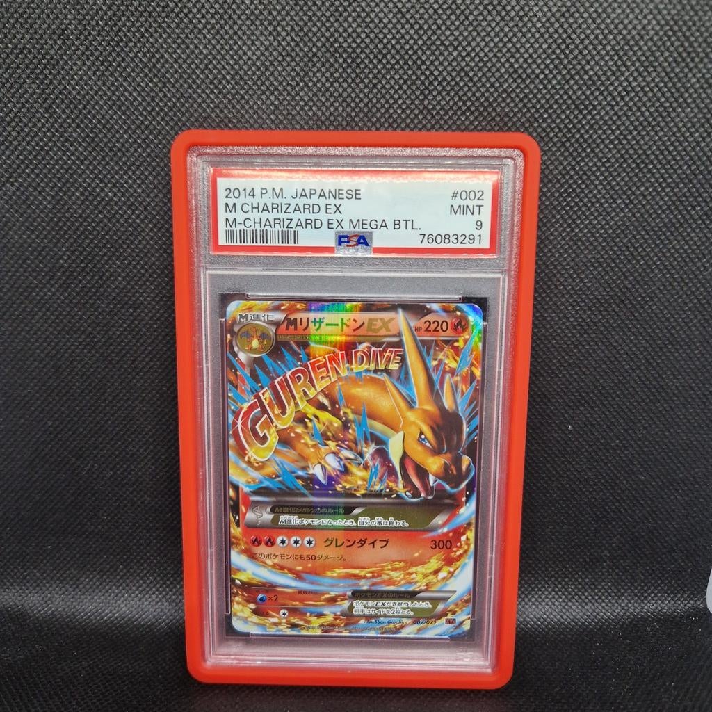 M Charizard EX Mega BTL Japon PSA 9, Enlèvement ou Envoi