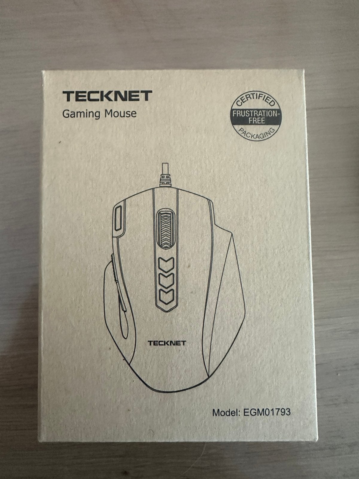 Souris filaire Tecknet EGM01793, Informatique & Logiciels, Souris, Enlèvement ou Envoi, Comme neuf, Filaire, Souris
