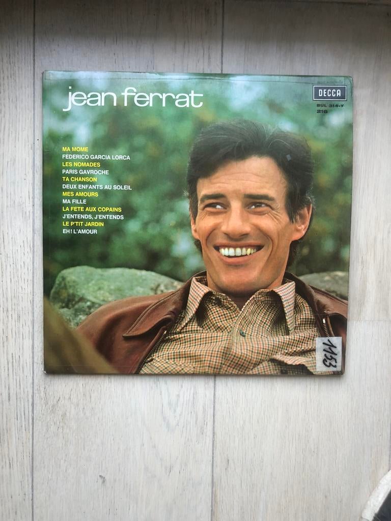Lp vinylplaat Jean Ferrat., Cd's en Dvd's, Vinyl | Pop, Ophalen, Zo goed als nieuw