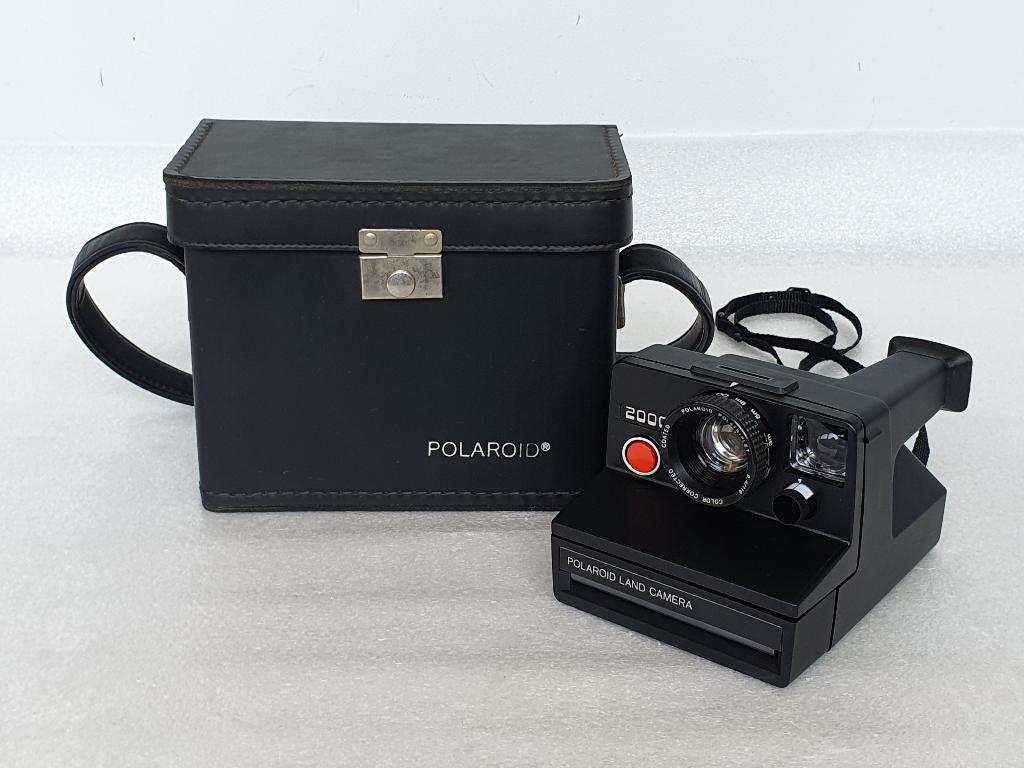 Polaroid Land Camera 2000 + opbergkoffer Polaroid, Ophalen of Verzenden, Gebruikt, Polaroid, Polaroid