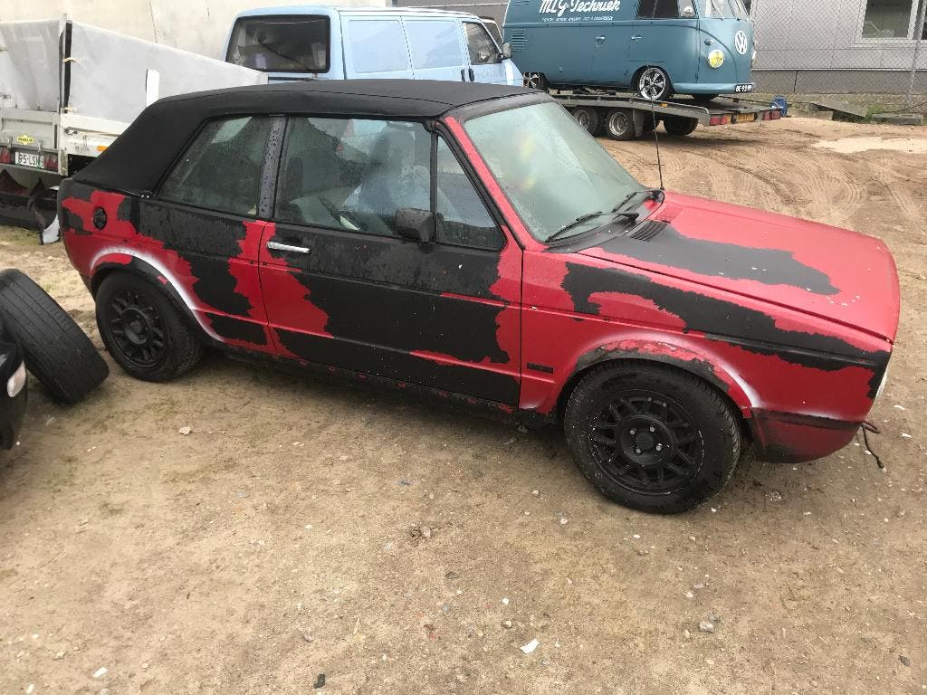 Keiharde Golf mk1 GLI cabrio Karmann Quartet, foto 3