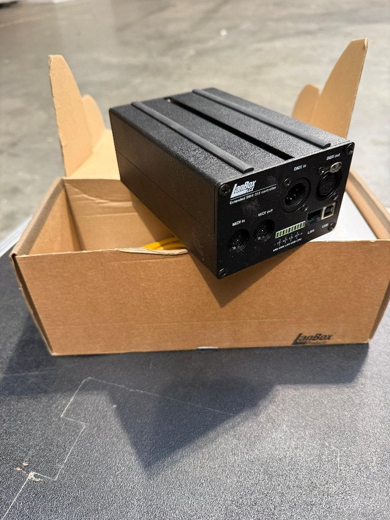 DMX LAN nodes  (ELC dmXLAN node 3 + Lanbox LanBox-LCX), Musique & Instruments, Enlèvement, Utilisé, Autres types