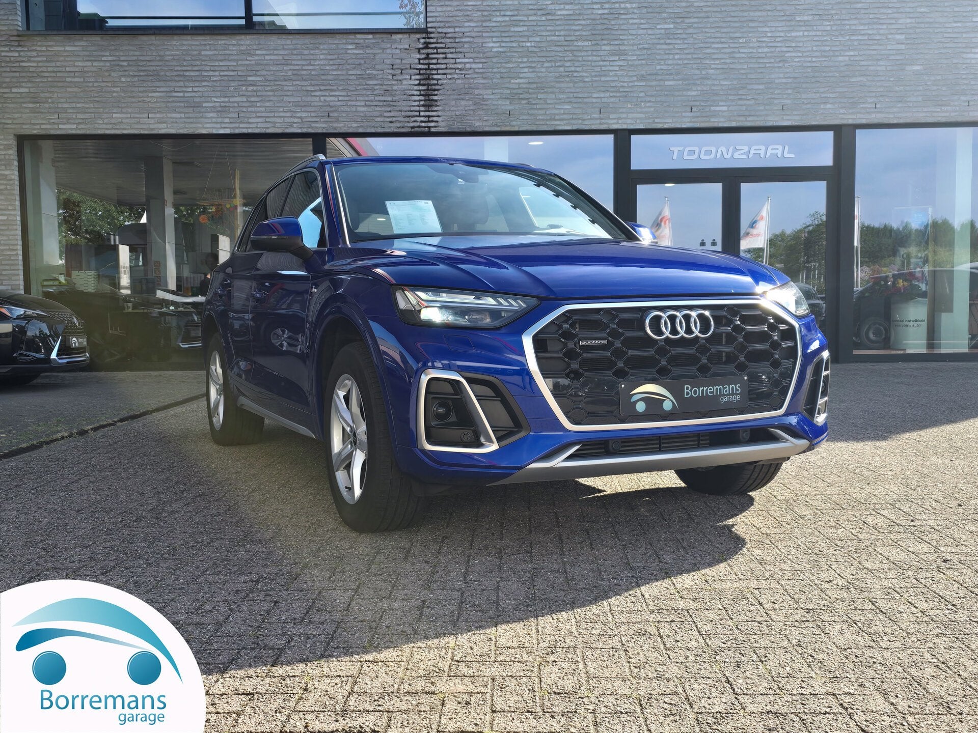 Audi Q5 55 TFSI e S line quattro | Panodak | Leder | Camera, Auto's, Audi, Bedrijf, Hybride Elektrisch/Benzine, SUV of Terreinwagen