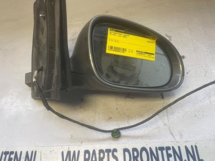 Buitenspiegel rechts van een Volkswagen Golf, Gebruikt, -, Volkswagen, -
