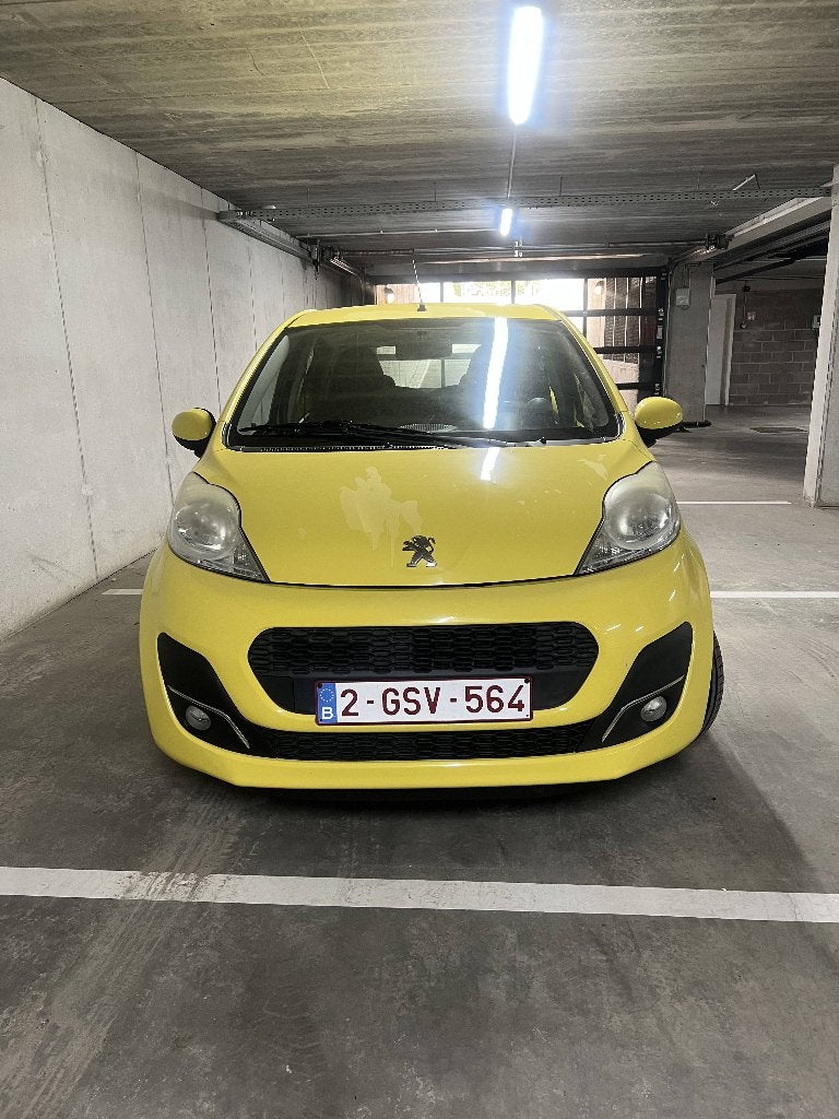 Peugeot 107 - très bon état, Autos, Euro 5, Achat, Jaune, Boîte manuelle