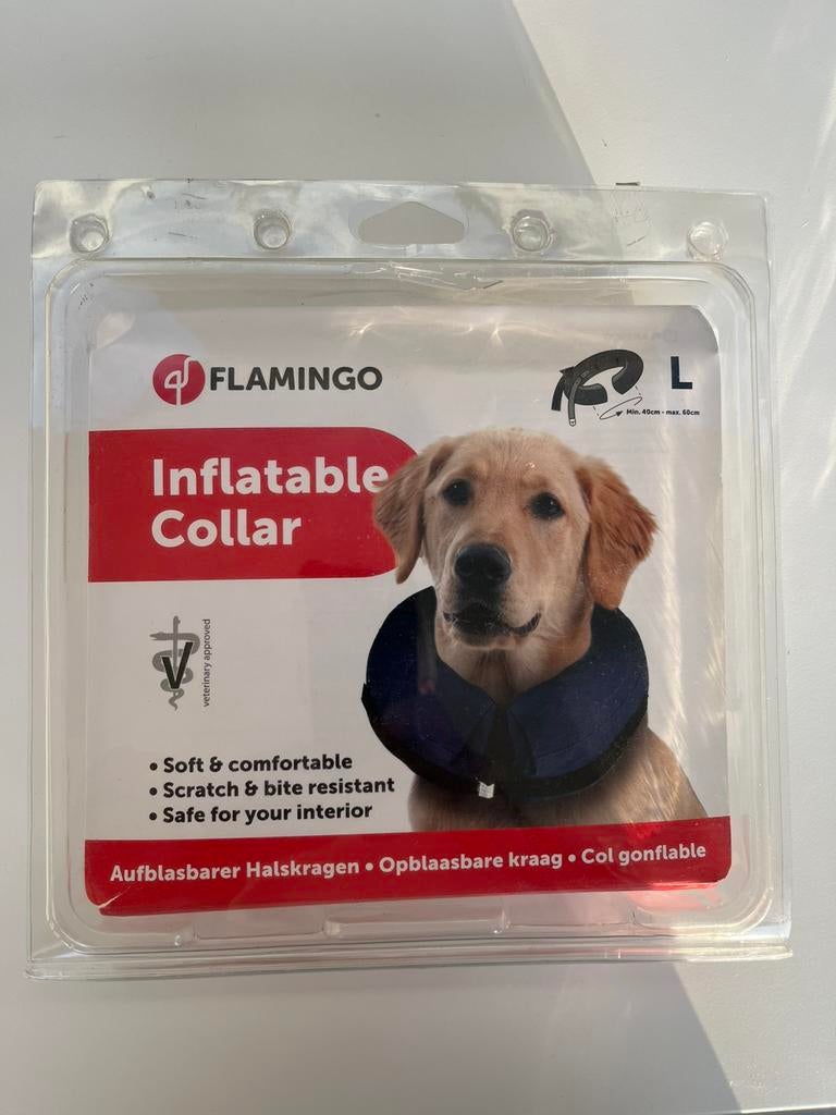 Opblaasbare hondenkraag GOFI LARGE, Dieren en Toebehoren, Ophalen of Verzenden, Zo goed als nieuw