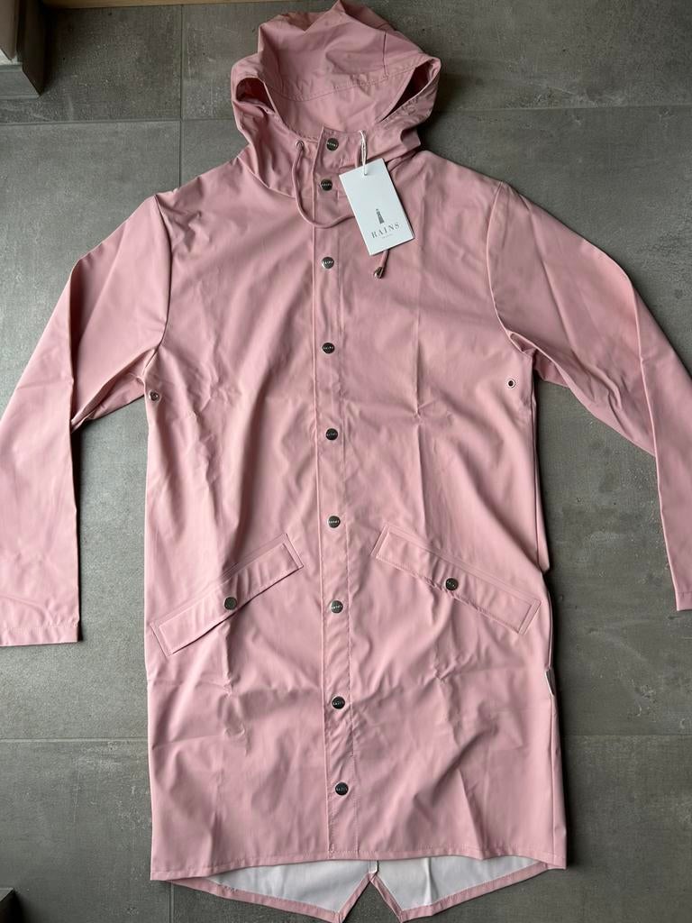 Rains - Trenchcoat regenjas. Maat XS. Nieuw, Ophalen of Verzenden, Nieuw, Maat 34 (XS) of kleiner, Roze