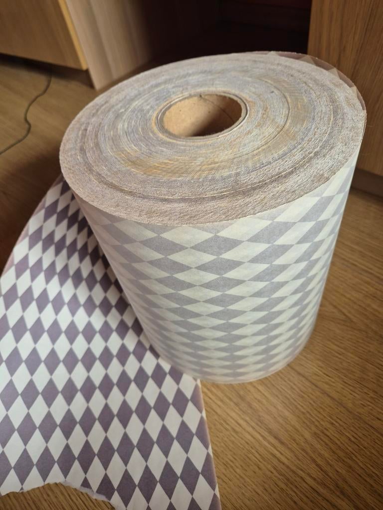 Vintage inpakpapier, Ophalen