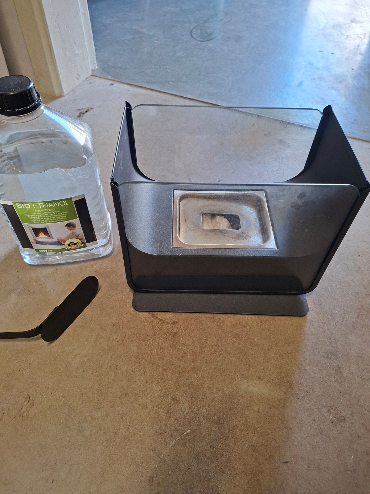 sfeerhaard bio ethanol, Enlèvement