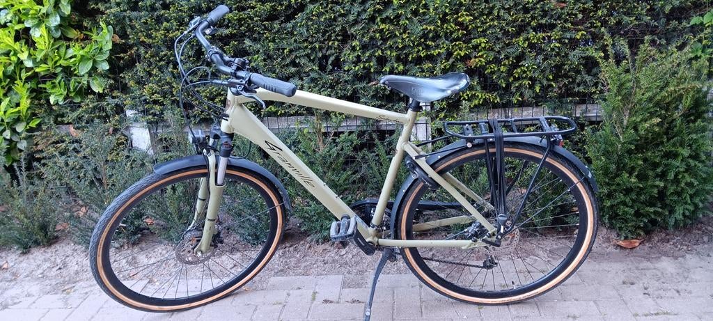 Granville Suburban olijfgroen herenfiets, Ophalen, Zo goed als nieuw, Overige merken, Versnellingen