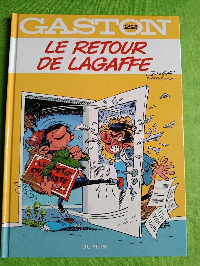 Le retour de Lagaffe - Delaf Gaston 22, Livres, Enlèvement ou Envoi, Une BD, Comme neuf, Delaf