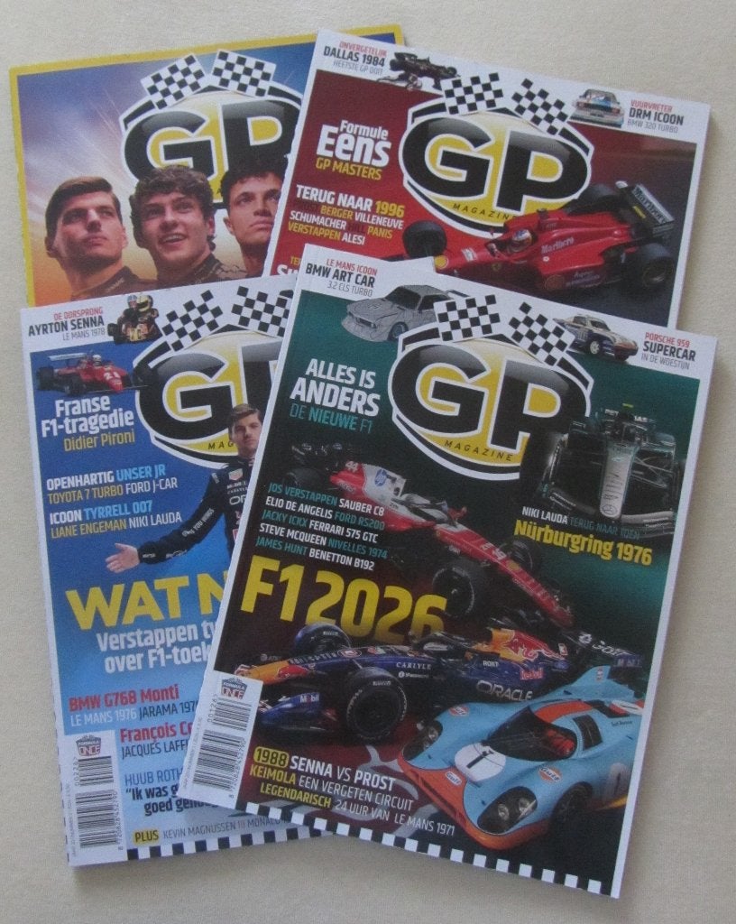 GP Magazine 2026 - 4 Tijdschriften - zo goed als nieuw !, Ophalen of Verzenden, Zo goed als nieuw, Algemeen