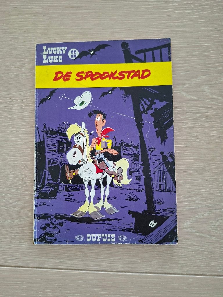 Lucky Luke - De Spookstad - Eerste Druk, Enlèvement ou Envoi, Utilisé