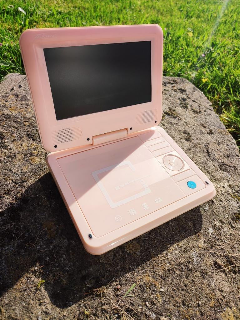 Draagbare dvd speler usb sd in Roze, Ophalen, Zo goed als nieuw, Dvd-speler, Draagbaar