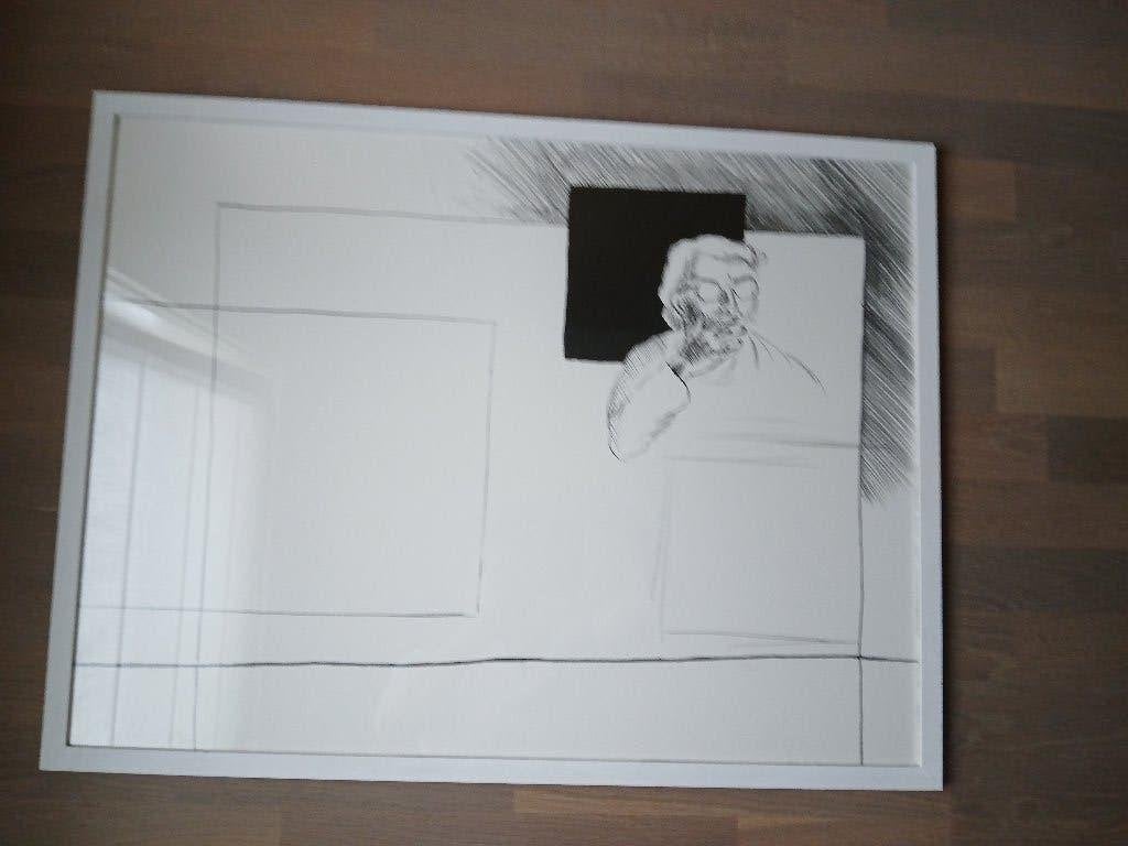 Roger Raveel, Enlèvement, Lithographie, Portraits et figures, Numéroté