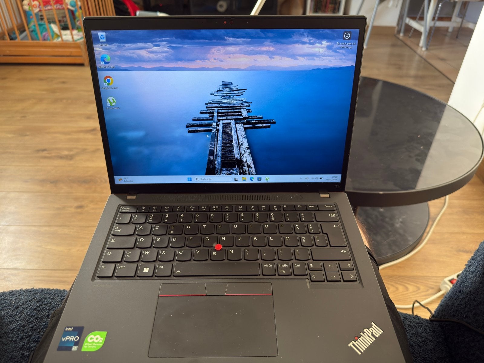 Pc Lenovo Thinkpad T14 4 Gen, 14 pouces, Comme neuf, SSD, 32 GB