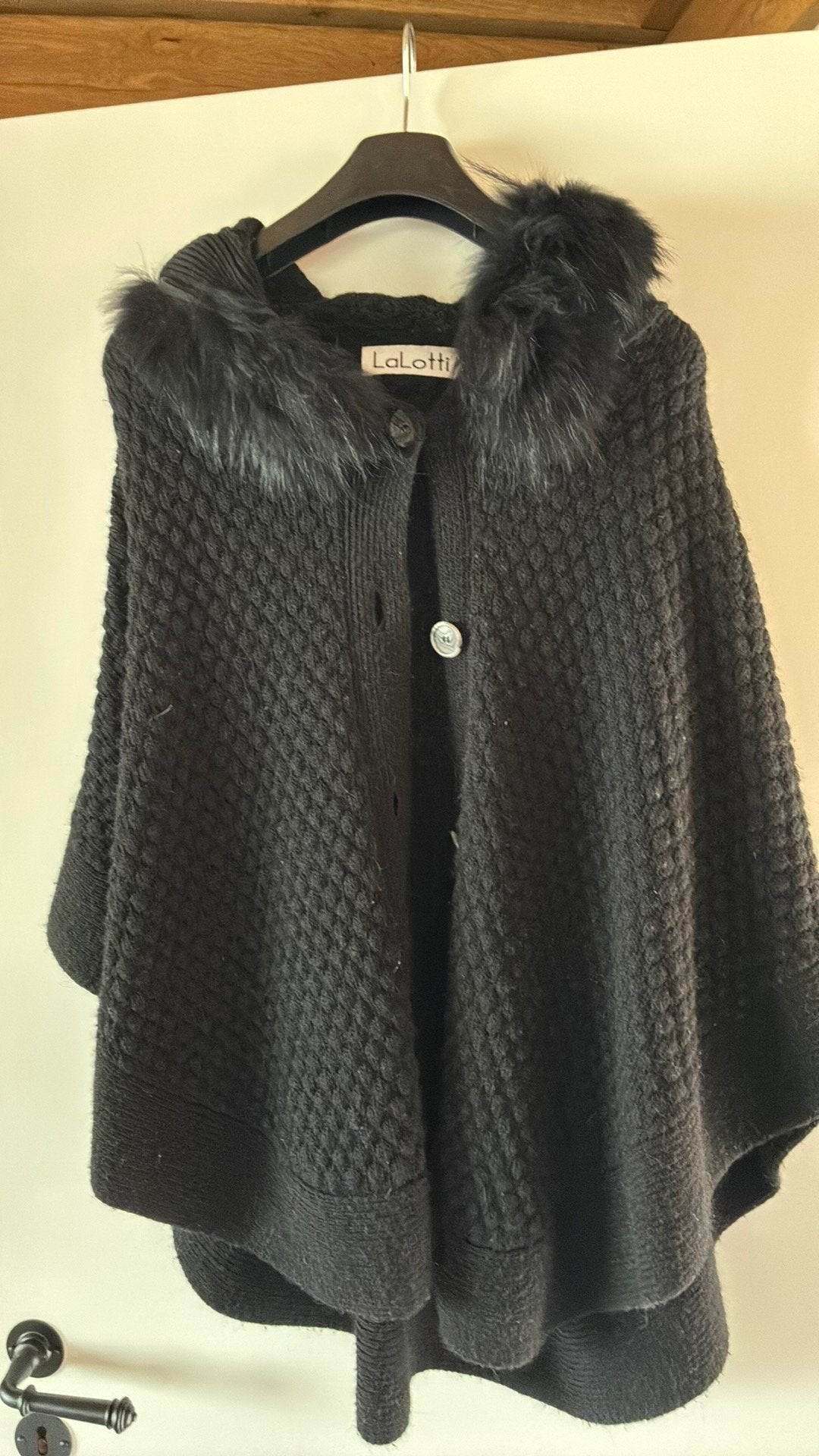 Poncho, Enlèvement, Comme neuf, Noir