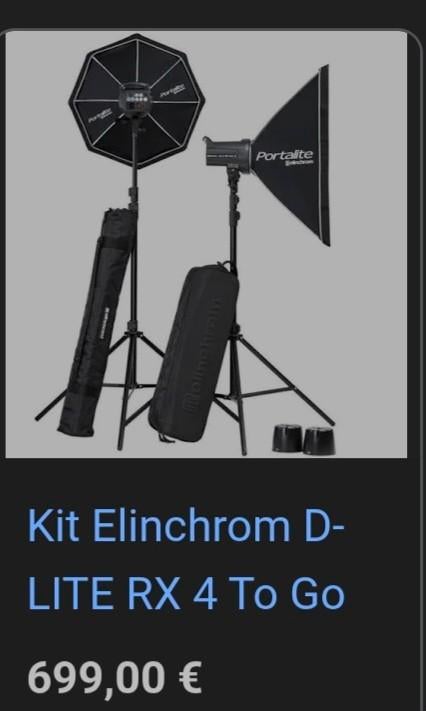 Kit Elinchrom D-Lite 4, Enlèvement, Utilisé, Lampe ou Kit de flash