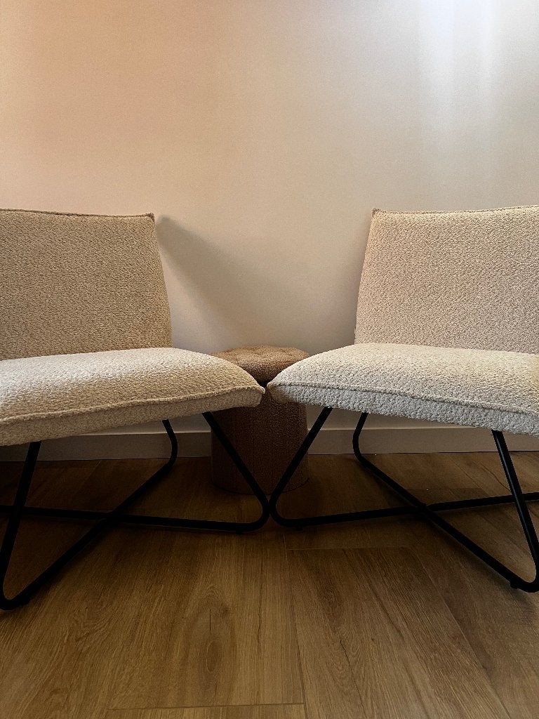 Fauteuil teddy look, Ophalen, Zo goed als nieuw, Stof