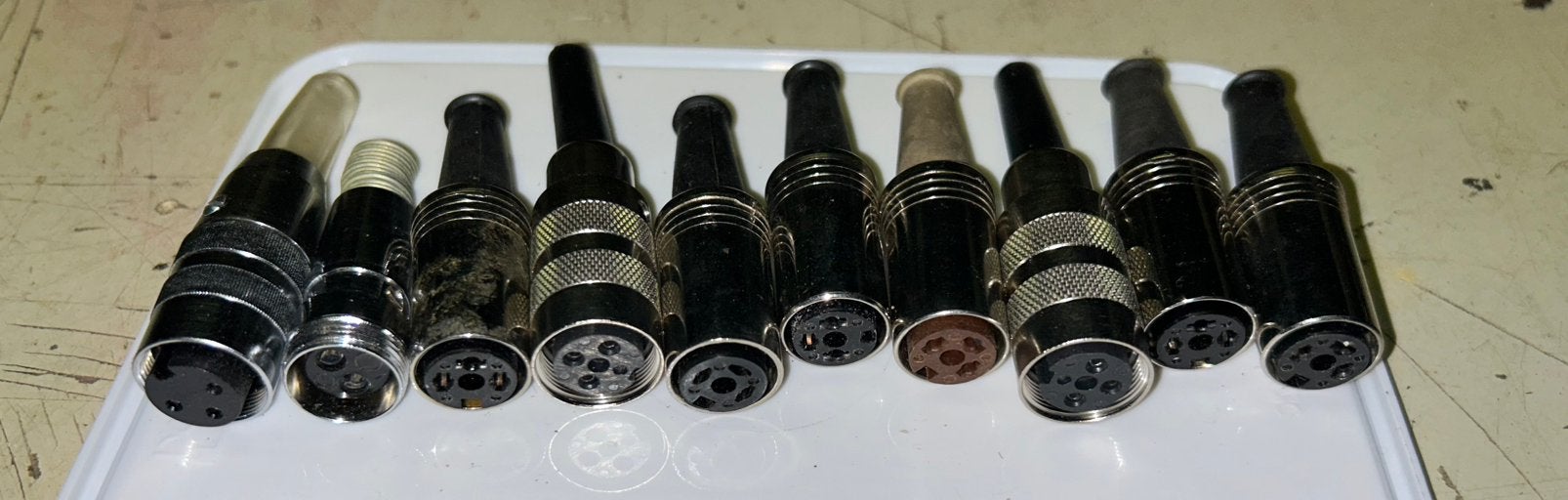 Lot oude audio stekkers, Ophalen of Verzenden