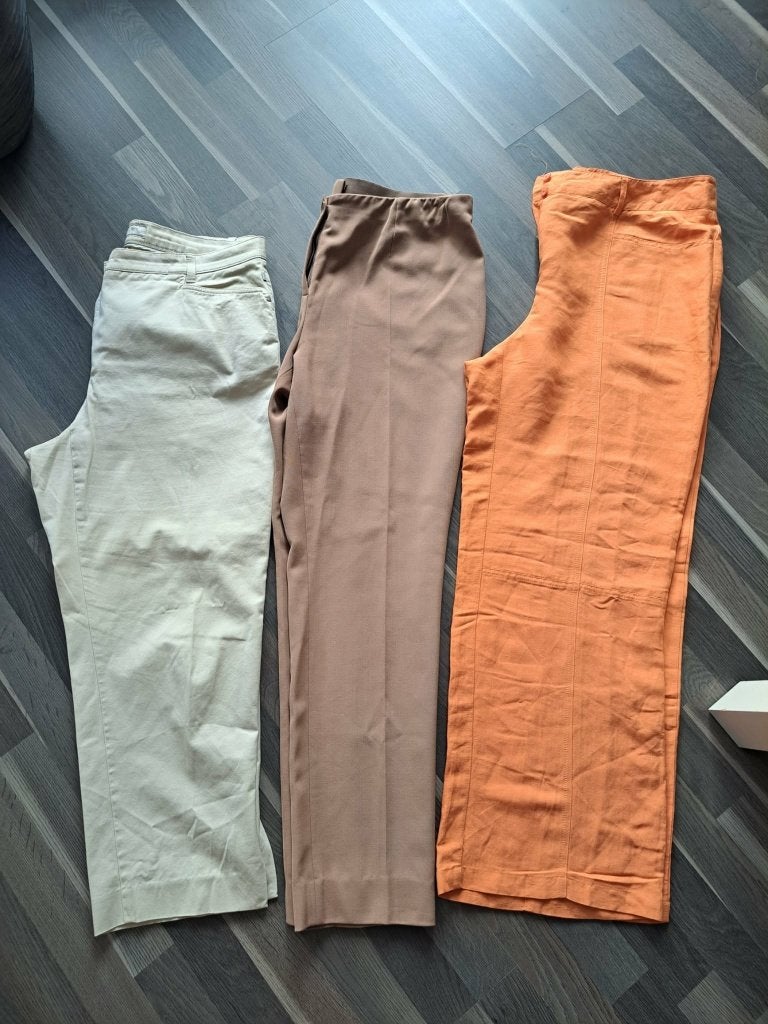 Broek, Brax, Mayerline, San Martino, 46, Ophalen of Verzenden, Zo goed als nieuw, Beige, Broek of Spijkerbroek