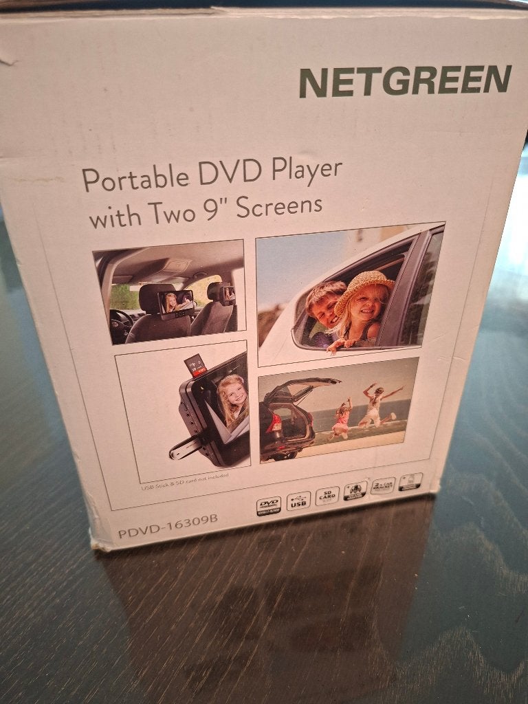 Draagbare DVD speler voor in de auto, Ophalen, Gebruikt, Dvd-speler, Overige merken