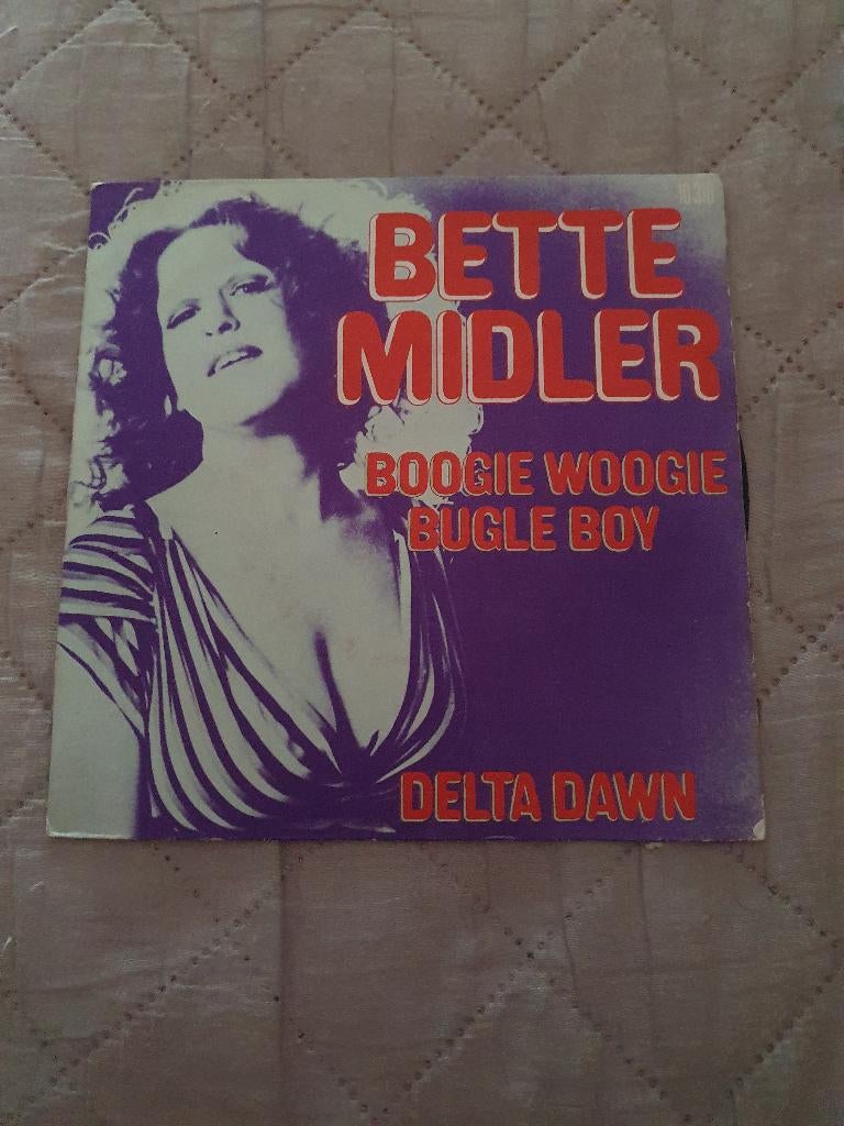 S - Bette Midler – Boogie Woogie Bugle Boy - 1973, Enlèvement ou Envoi, Single, Comme neuf, 1970 - 1979