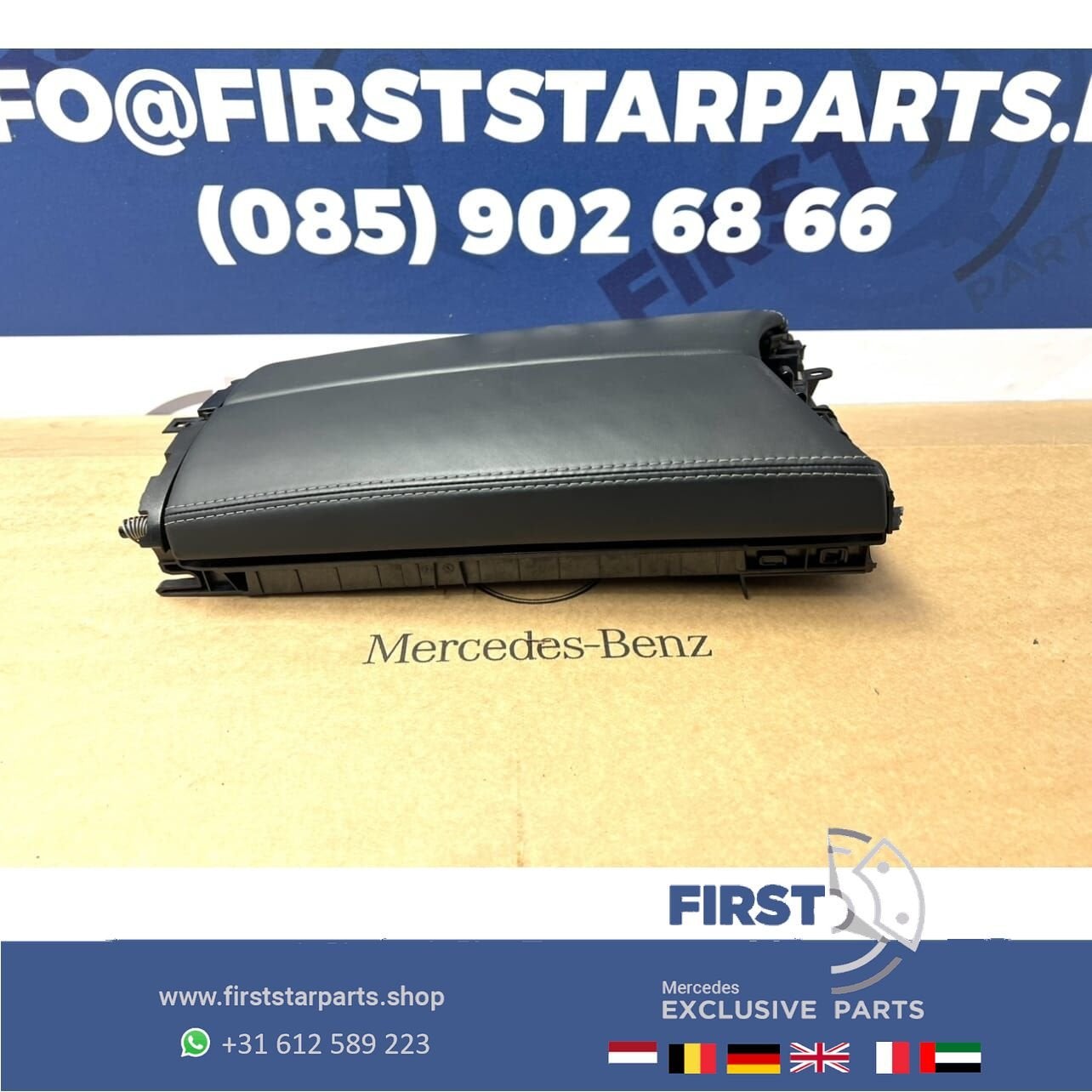 ARMSTEUN W205 C W213 E W253 GLC KLASSE ORIGINEEL LEER MIDDEN, Utilisé, -, -, Enlèvement ou Envoi