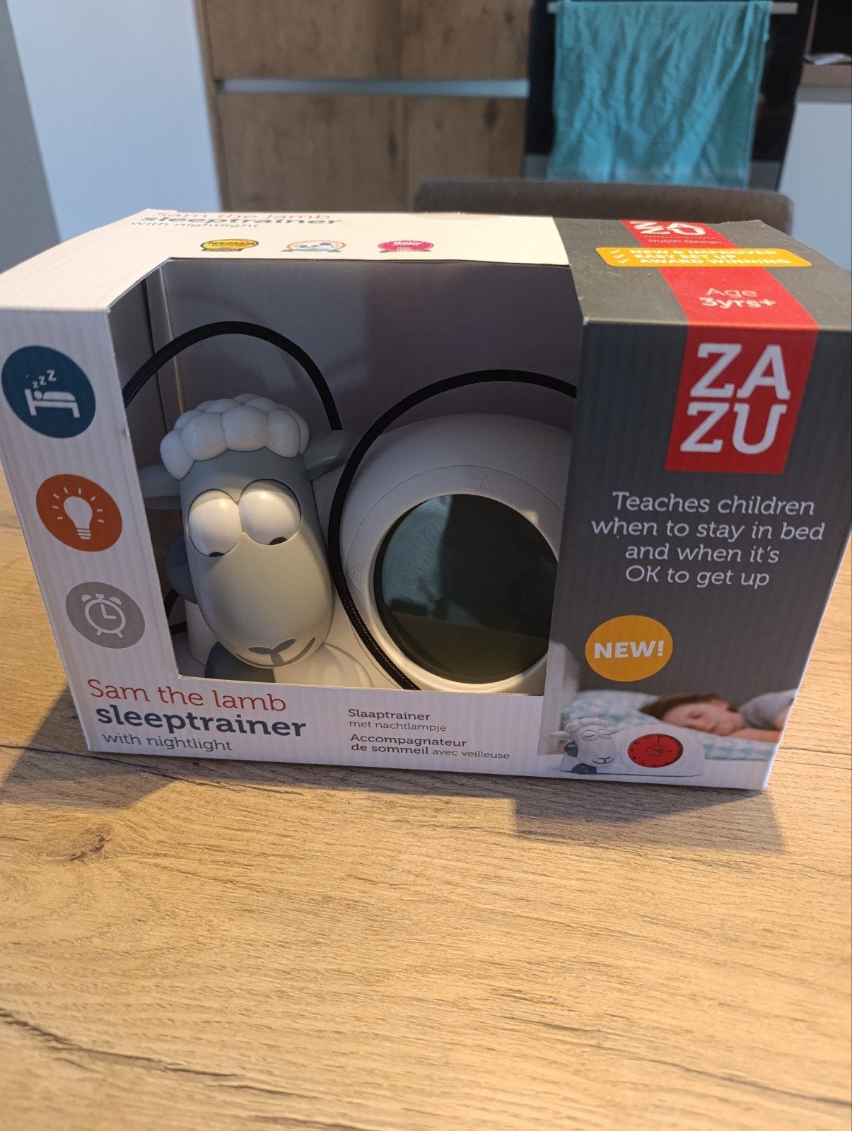ZAZU Sam, Elektronische apparatuur, Wekkers, Ophalen of Verzenden, Gebruikt, Analoog