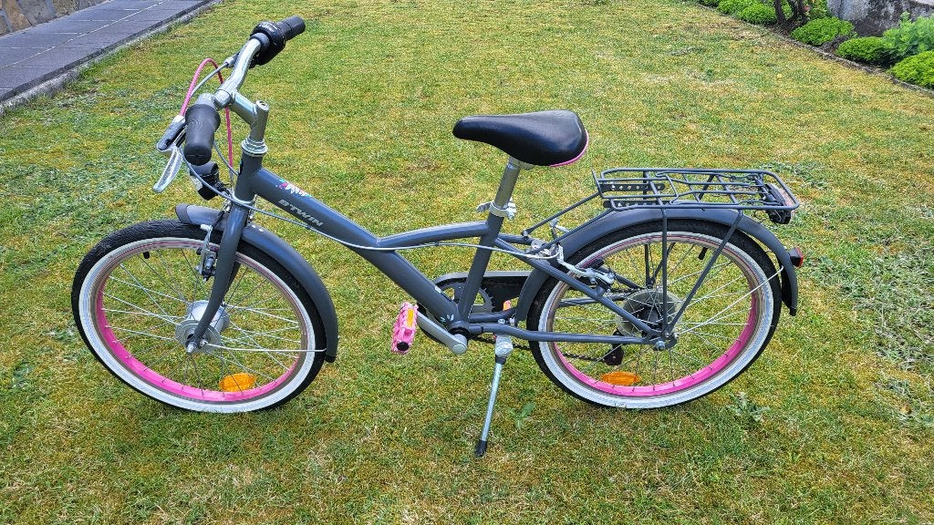 20 inch meisjesfiets - als nieuw & volledig in orde, Fietsen en Brommers, Ophalen, Velgrem, B-Twin, Versnellingen