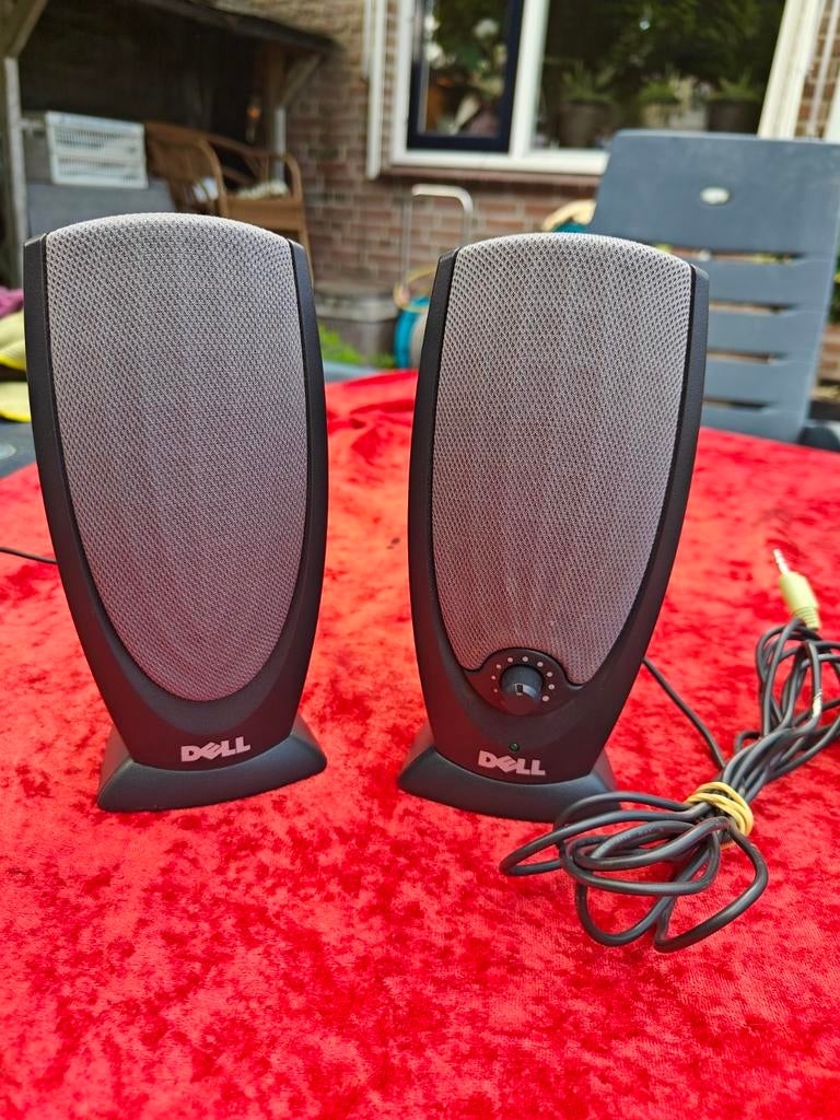 Dell  multi media  luidsprekers 2x met zwart, Audio, Tv en Foto, Luidsprekerboxen, Ophalen of Verzenden