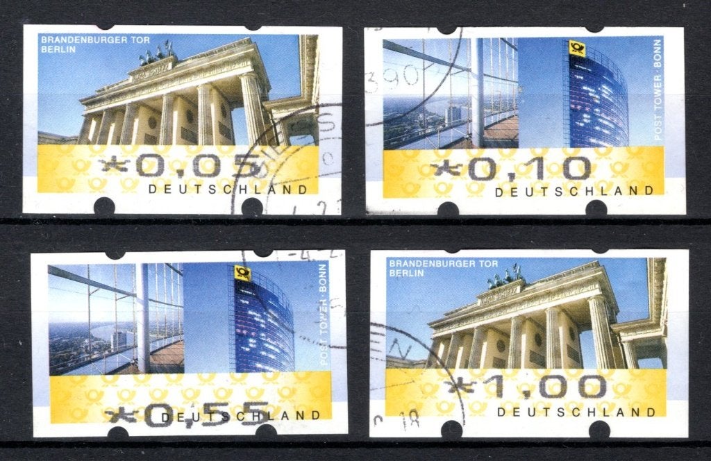 DUITSLAND Mi. ATM 6/7 gestempeld 2008, Postzegels en Munten, Verzenden, BRD, Gestempeld