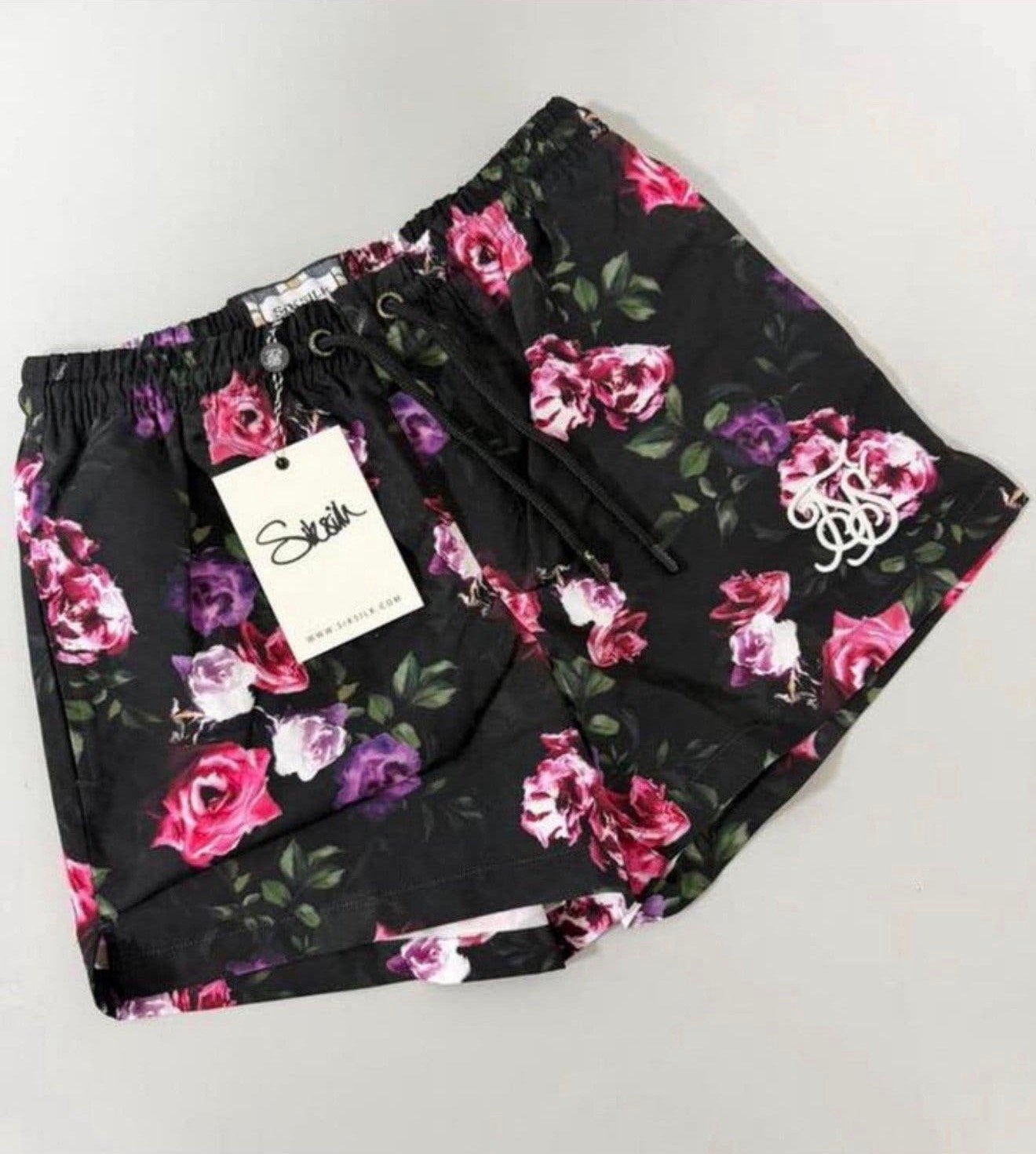 Short de bain peinture à l'huile en soie Sik, XS, fleurs, Vêtements | Hommes, Enlèvement ou Envoi, Taille 46 (S) ou plus petite