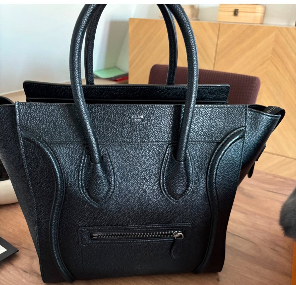 Celine Luggage Tote, Ophalen, Zo goed als nieuw, Zwart