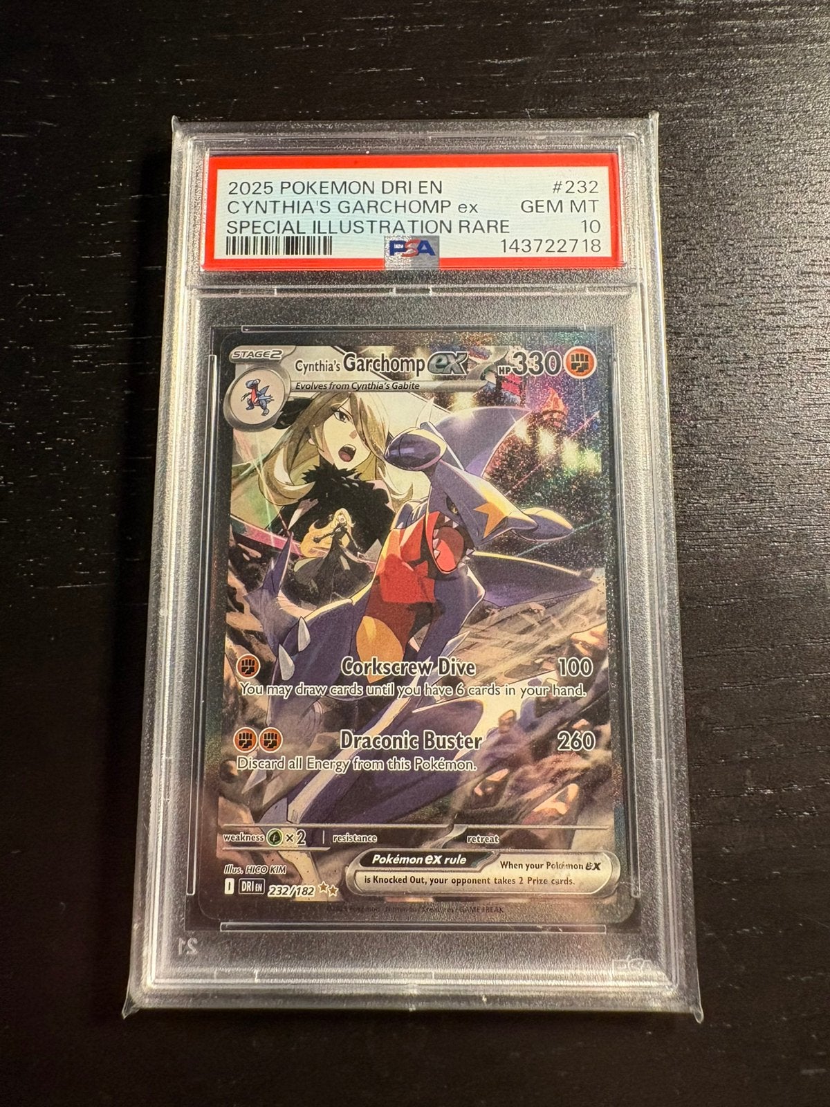 Cythia’s Garchomp ex PSA 10, Enlèvement, Neuf