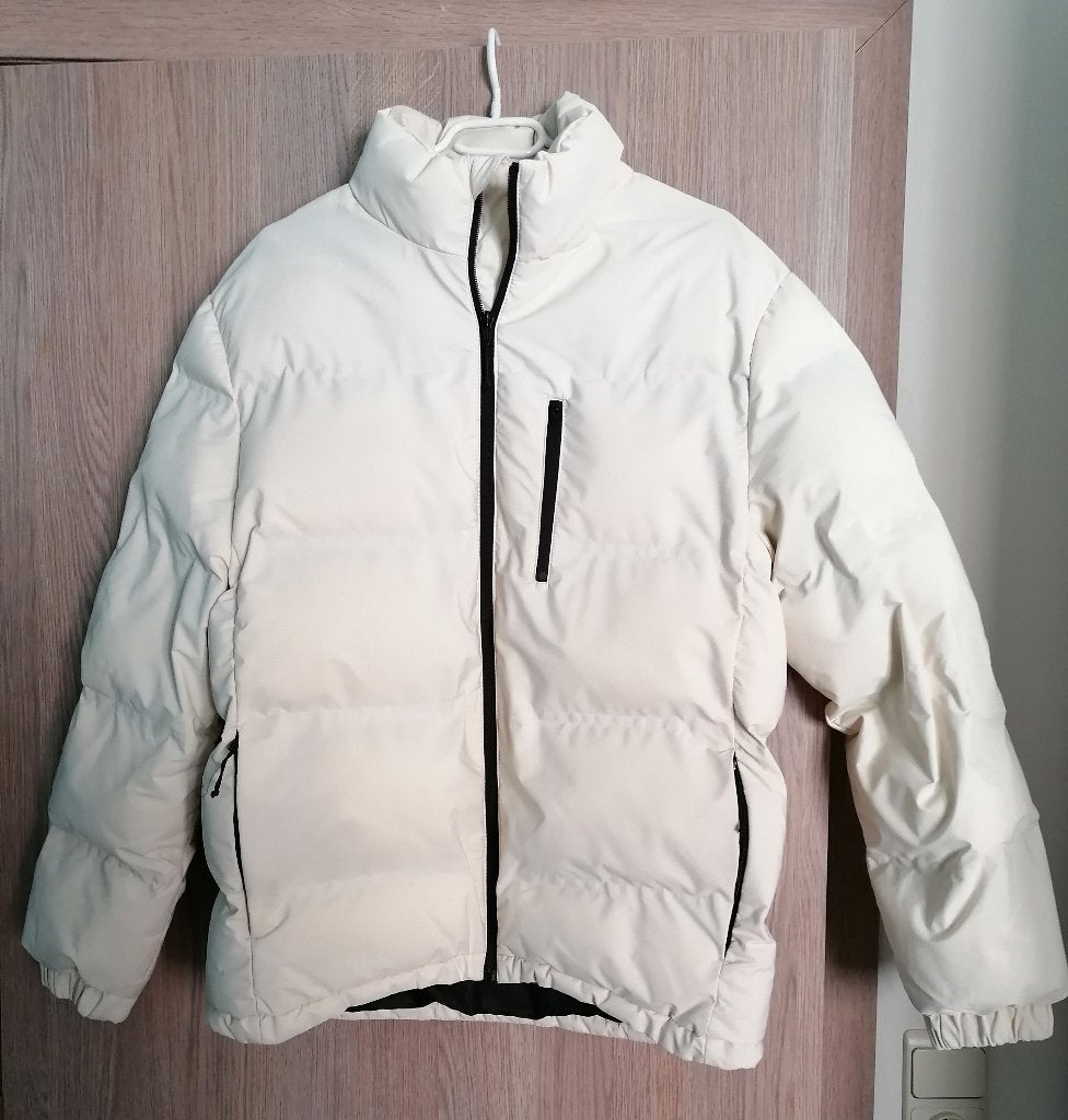 Winterjas H&M,maat S, Kleding | Heren, Wit, Ophalen of Verzenden, Zo goed als nieuw, H&M