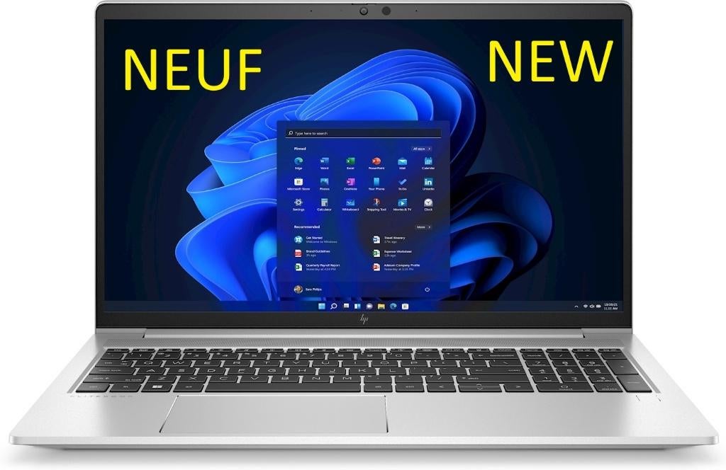 HP EliteBook 650 15.6 G9 i7-1255u (NEUF Emballé!), Informatique & Logiciels, Neuf, I7-1255U, 512 GB, HP