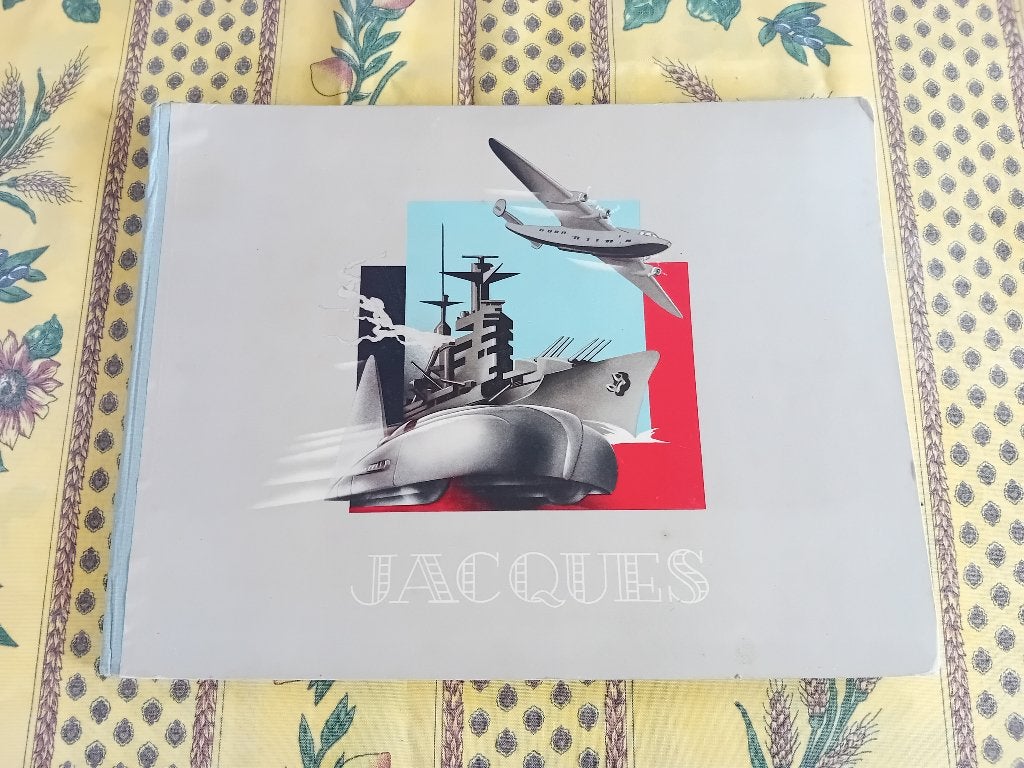 Album Chromos Images Chocolat Jacques marine De Guerre, Ophalen of Verzenden, Gelezen