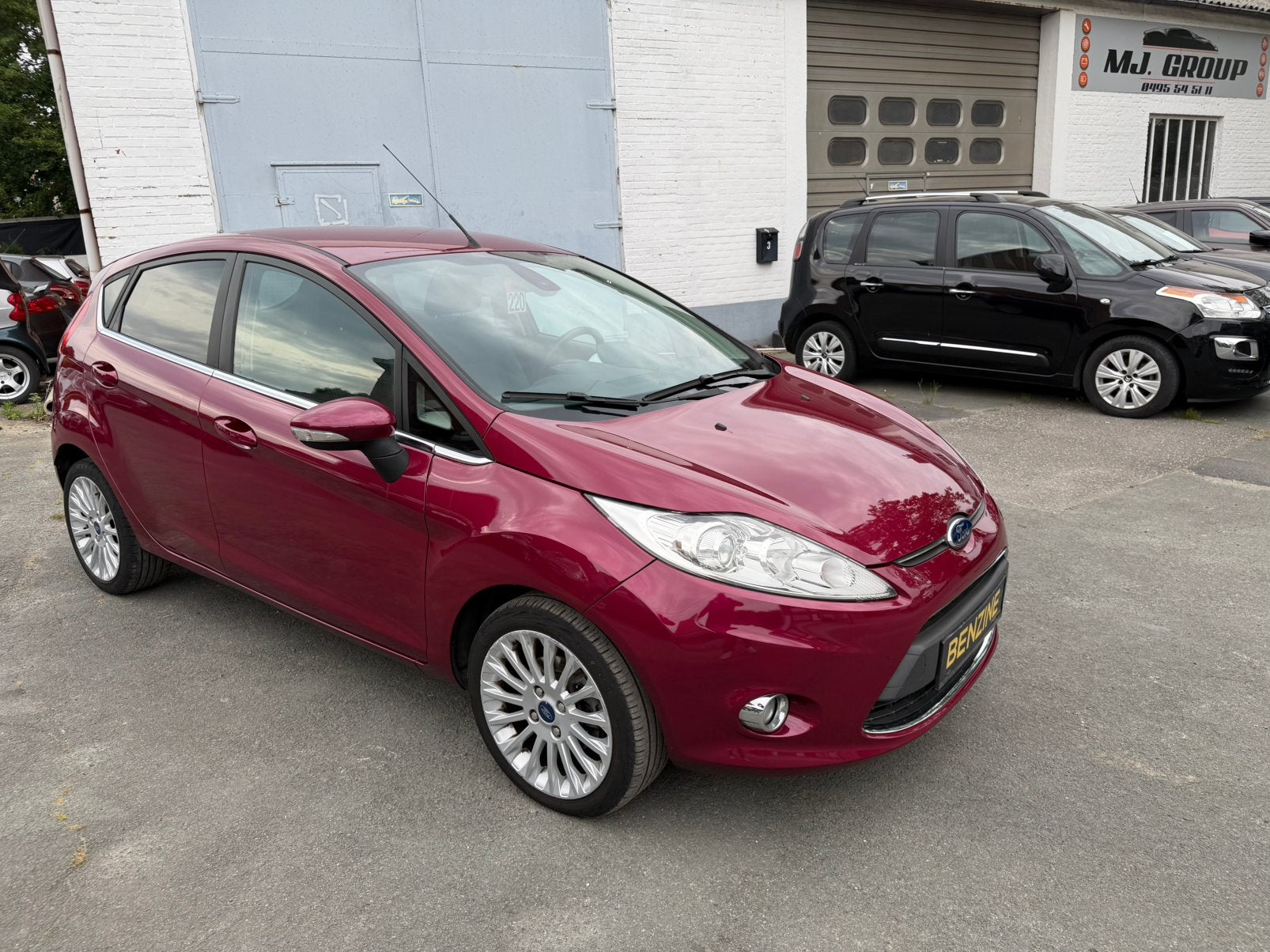 Ford Fiesta 1.4i 57000km Airco / Bluethoot / Garantie, Euro 5, Entreprise, Boîte manuelle, 5 portes