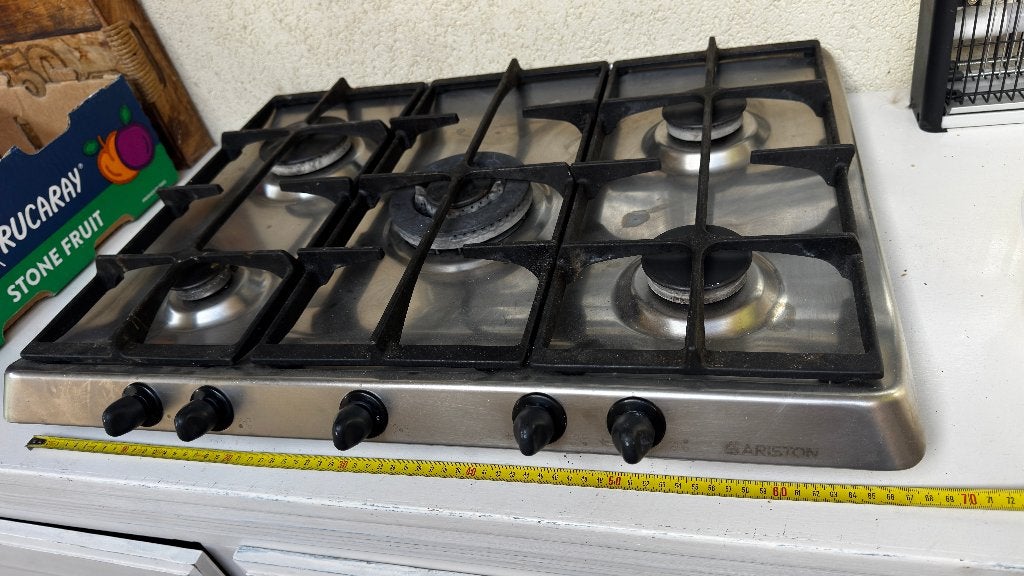 gasfornuis, Ophalen, Gebruikt, Minder dan 85 cm, Inbouw